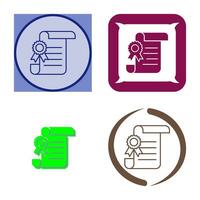 Legal Paper Vector Icon