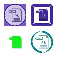 PS Vector Icon