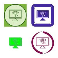 Disconnected Network Vector Icon