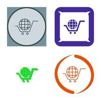 Global Shopping Vector Icon