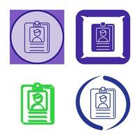 Id Card Vector Icon