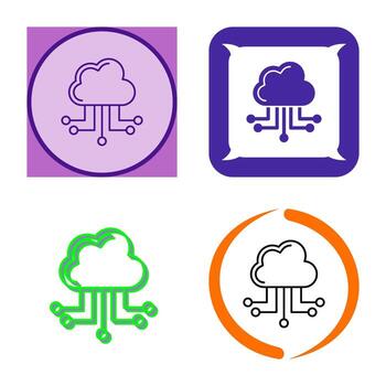Cloud Computing Vector Icon