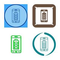 Mobile Battery Vector Icon