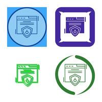 Web Security Vector Icon
