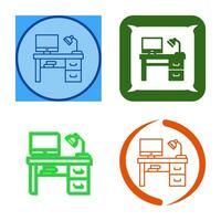 Desk Vector Icon