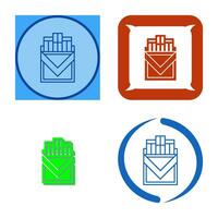 Cigarette Pack Vector Icon