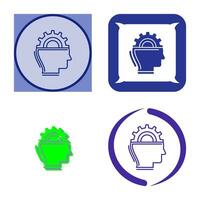 Machine Learning Vector Icon