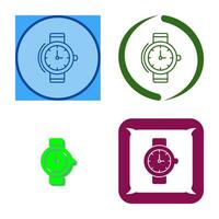 icono de vector de reloj de pulsera