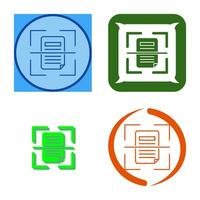 Scan Vector Icon