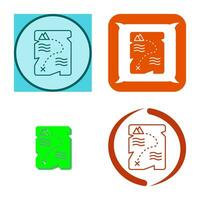 Treasure Map Vector Icon