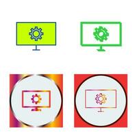 Unique Network Settings Vector Icon