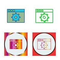 Unique Settings Vector Icon