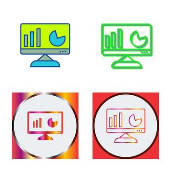 Unique Analytics Vector Icon