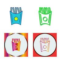 Unique French Fries Vector Icon