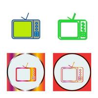 TV Set Vector Icon