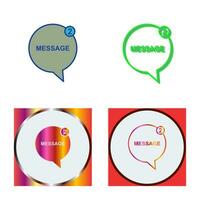 Message Bubbles Vector Icon