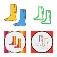 Gardening Boots Vector Icon