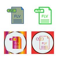 FLV Vector Icon