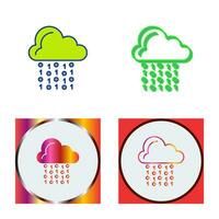 Cloud Coding Vector Icon