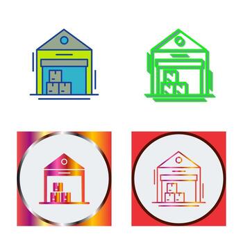 icono de vector de almacén