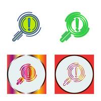 icono de vector de problema