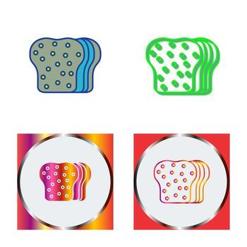 icono de vector de pan