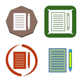 Write Feedback Vector Icon