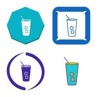 Iced Coffee Vector Icon