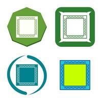 Unique Frame Vector Icon