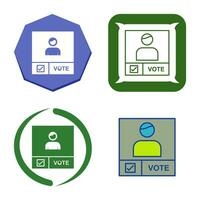 Candidate Banner Vector Icon