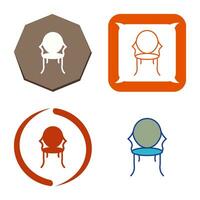 Ancient Chair Vector Icon