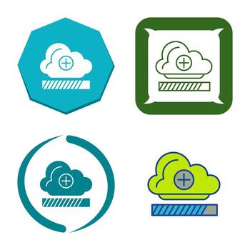 icono de vector de carga