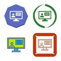 Distance Education Vector Icon