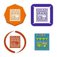 Dishwasher Vector Icon