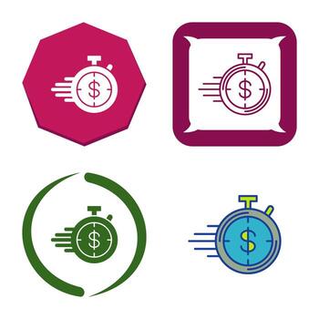 icono de vector de temporizador