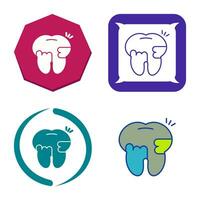 Toothache And Plaque Vector Icon