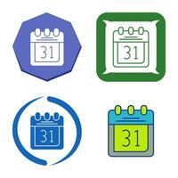 Calendar Vector Icon