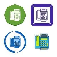 fax Machine Vector Icon