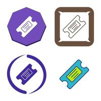 Ticket Vector Icon