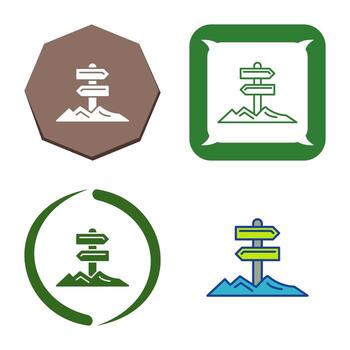 icono de vector de dirección