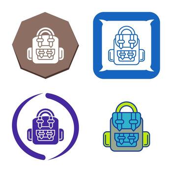 Backpack Vector Icon