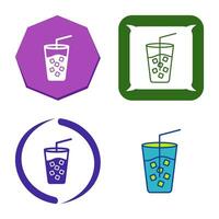 Cold Drink Vector Icon