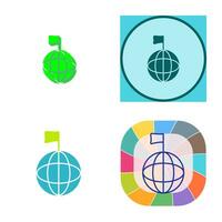 Unique Global Signals Vector Icon