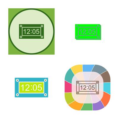 Unique Timer Vector Icon