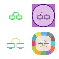 Unique Connected Systems Vector Icon