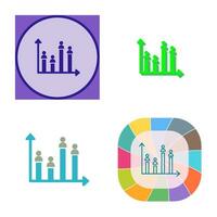 Candidate Graph Vector Icon