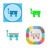 Garden Cart Vector Icon