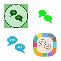 Conversation Bubbles Vector Icon