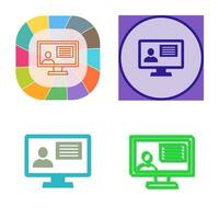 Distance Education Vector Icon