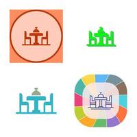Dinning Table Vector Icon
